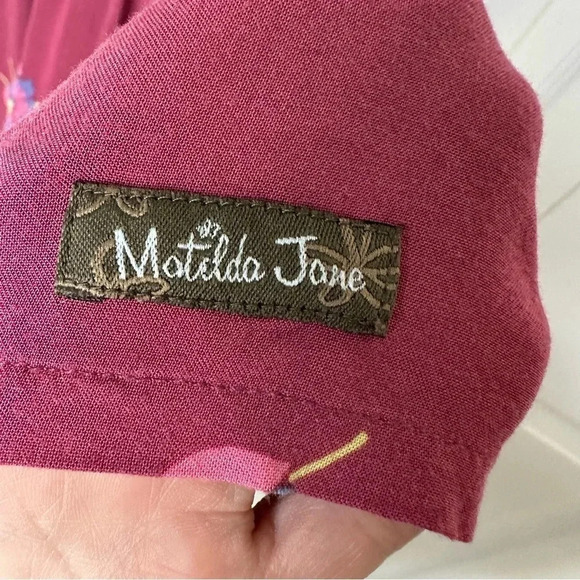 Matilda Jane Womens Make Believe Art Class Mini Dress Floral Short Sleeve Siz… - Picture 5 of 9